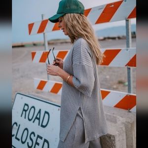 Dressed in LaLa's Grey Icon Mock Neck Top in Medium